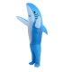 Надувной карнавальный костюм Акула, голубой (детский), рост 120-150см FZ1758AS